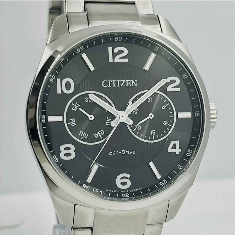Citizen Eco-Drive Corso Stainless Steel Men's Watch AO9020-84E Brand New
